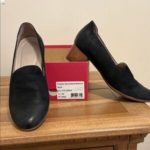 Dansko Burnished Nubuck Black Women's Shoes